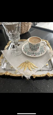 Maraşişi nakışlı sunum peçetesi