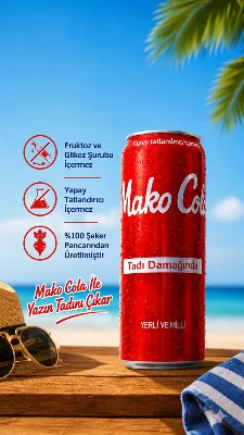 Mako Kola 330ml Kutu
