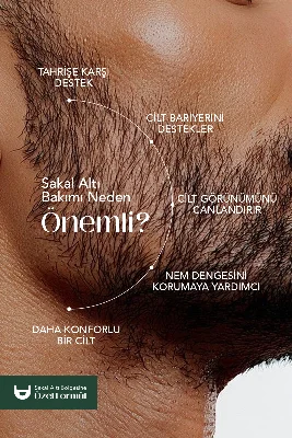 Sakal Altı Cilt Bakım Kremi – Kızarıklık ve Tahriş Karşıtı, Bitkisel Nemlendirici ve Ferahlatıcı