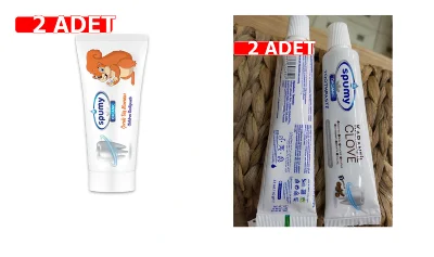 [Kampanya] Spumy Karanfilli Diş Macunu 33 Ml (2 Adet) + Spumy Çocuk Diş Macunu 60 Gr (2 Adet)