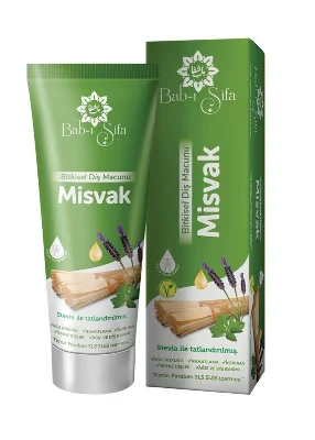 Babı Şifa Bitkisel Diş Macunu Misvaklı 140 Gr