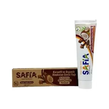 Safia Organik Karanfil + Hindistan Cevizi Diş Macunu 100 Ml