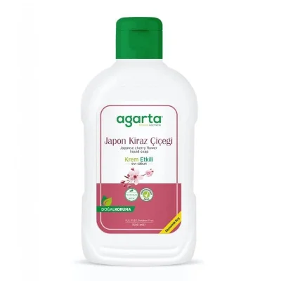 Agarta Doğal Japon Kirazı Çiçeği Sıvı Sabun 1500 Ml