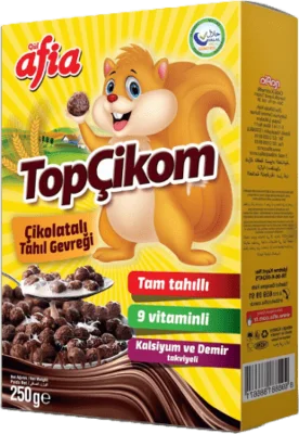 Afia TopÇikom Çikolatalı Tahıl Gevreği 250 Gr