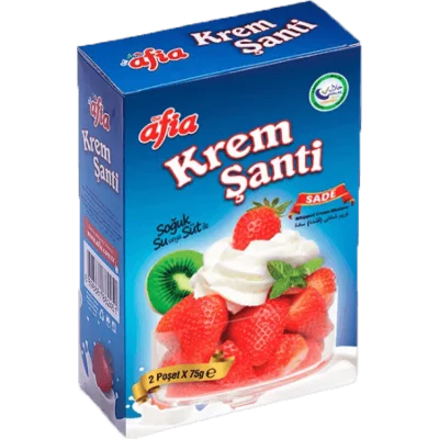 Afia Krem Şanti Sade 75 Gr (2'li Paket)