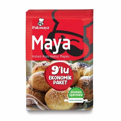 [Paket] Pakmaya Instant Kuru Maya 9lu Ekonomik Paket 90 Gr