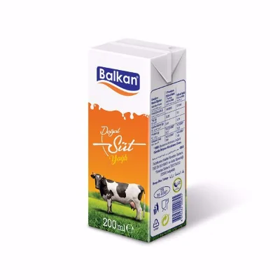 Balkan Tam Yağlı Süt 200 Ml