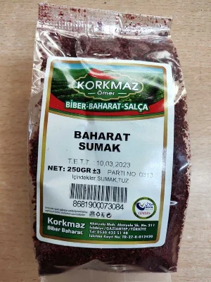 Korkmaz Ömer Sumak 250 Gr