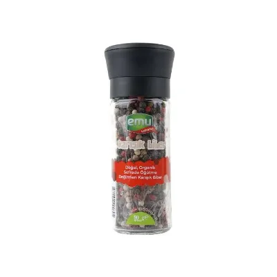 Emu Baharat Değirmen Karışık Biber 50 Gr