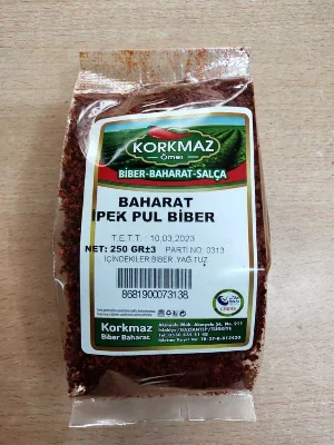 Korkmaz Ömer İpek Pul Biber 250 Gr
