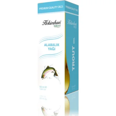 Alabalık Yağı, Bitkisel Yağ, Organik Yağ, 50 ml