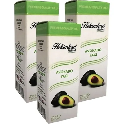 Avokado Yağı 20 ml 3 Adet