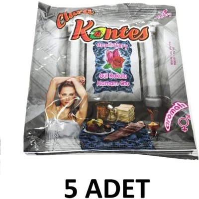 Kontes Gül Kokulu Hamam Otu Tozu 5 Adet