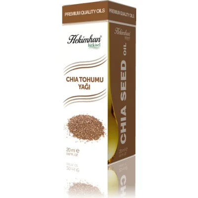 Chia Tohumu Yağı, Bitkisel Yağ, Organik Yağ, 20 ml