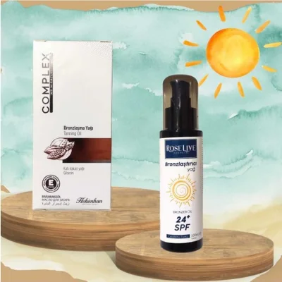 Complex Bronzlaştırcı Yağ + Spf 24 Bronzlaştırıcı