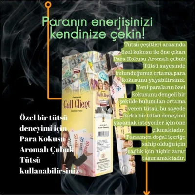 Darshan Call Client Müsteri Çekme Tütsü 20 Çubuk