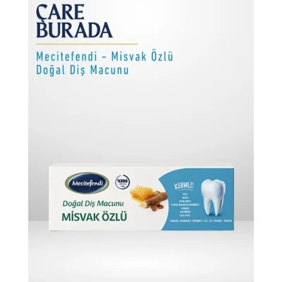 Mecitefendi - Misvak Özlü Doğal Diş Macunu