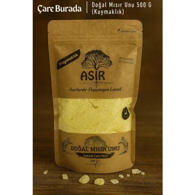Asır - Doğal Mısır Unu 500 Gr (Kuymaklık)
