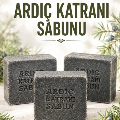Ardıç Katranı Sabunu Doğal El Yapımı 3 adet