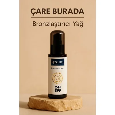 Roselive - Bronzlaştırıcı Yağ 100 Ml (24+ SPF)