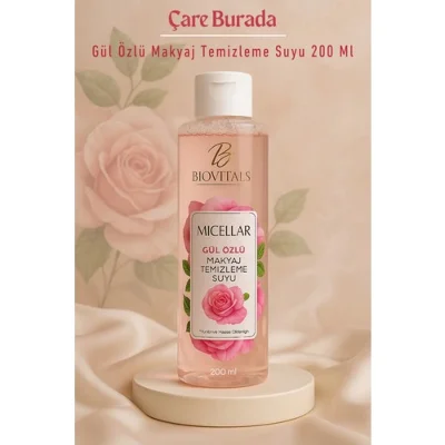 Gül Özlü Makyaj Temizleme Suyu 200 Ml