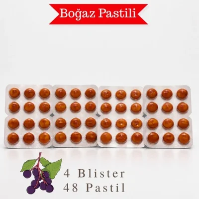 ÇareBurada Karamürver & Çinko Boğaz Pastili 48 Adet