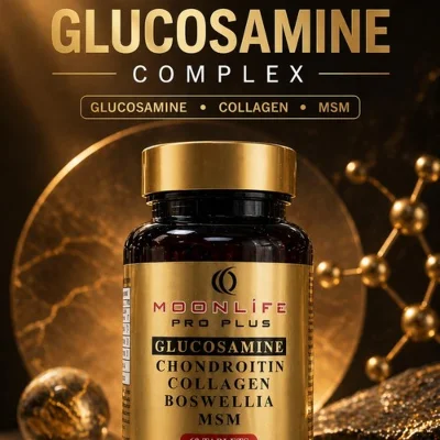 Moonlife - Glukozamin, Kondroitin, Sülfat Kapsül 60 Adet (Glukozamin & MSM & Kolajen & Akgünlük & Kondroitin)