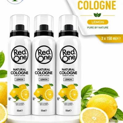ÇareBurada 3 Adet Red One Kolonya 150 ml | Limonlu Sprey Kolonya