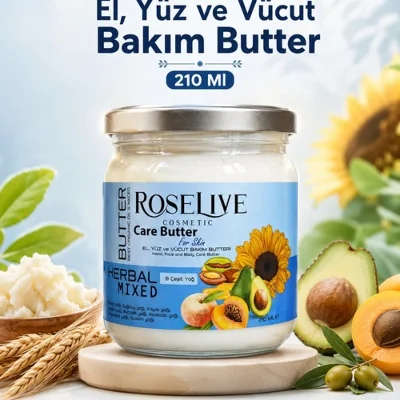 Roselive El & Yüz & Vücut Bakım Butter 210 Ml
