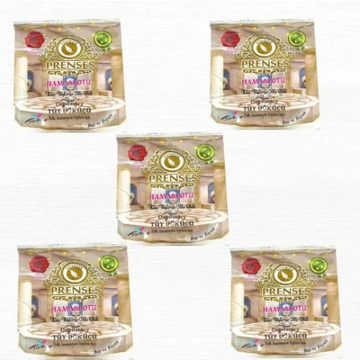 Prenses Gül Kokulu Tüy Dökücü Toz - Hamam Otu 150 gr  x 5 Adet