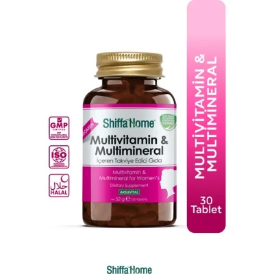 Aksu Vital Multivitamin & Multimineral - Kadın - 1760 Mg x 30 Tablet