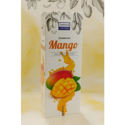 Darshan Incense - Mango 20'li Çubuk Tütsü (Neşe & Pozitif Enerji & Rahatlama)