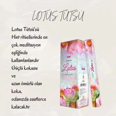 Lotus Tütsü İçsel Yolculuk Tütsüsü 20 çubuk