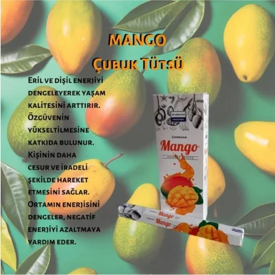 Mango Negatif Enerji Tütsüsü 20 Çubuk