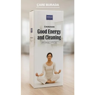 Darshan Incense - Good Energy & Cleaning 20'li Çubuk Tütsü (İyi Enerji & Arınma)