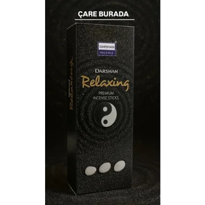 Darshan Incense - Relaxing 20'li Çubuk Tütsü (Zihinsel Rahatlama & Öfkeden Arınma & Huzur)