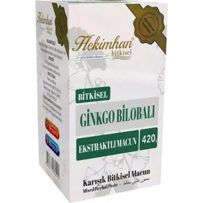 KUVVET MARKA Hekimhan Ginkgo Biloba Macunu (Sinir Sistemi ) 420 G