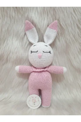 Amigurumi Organik Örgü Oyuncak Tombiş Tavşan