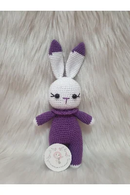 Amigurumi Organik Örgü Oyuncak Tavşan