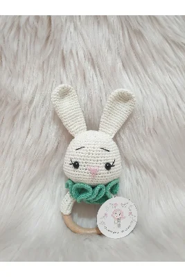 Amigurumi Organik Örgü Oyuncak Çıngırak
