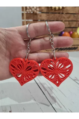 Kalp anahtarlık sevgililer günü çift anahtarlığı