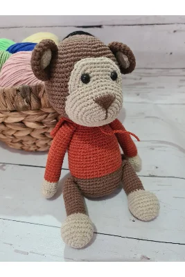 Amigurumi Örgü Oyuncak Maymun