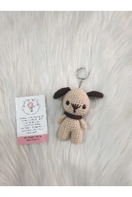 Amigurumi Köpek Anahtarlık