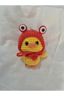 Amigurumi Ördek Anahtarlık