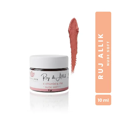 Bitkisel İçerikli Doğal Ruj Allık NUDE SOFT (Kavanoz) 5 gr