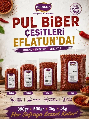 PUL BİBER 5 ADET 1KG ORTA ACILI