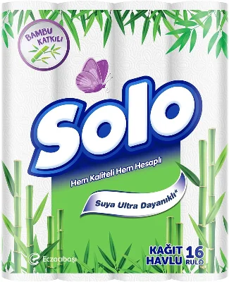 SOLO Rulo Kağıt Havlu Bambu 16 lı