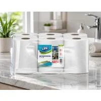 Lipa 21 Cm Hareketli Otomatik Makine Havlusu 4kg 6 lı