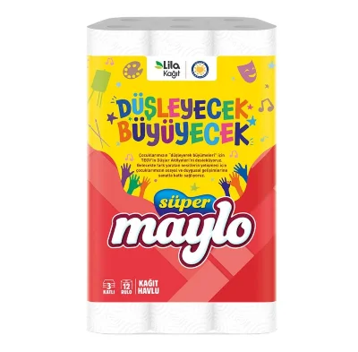 MAYLO 3 Katlı Kağıt Havlu 12'li