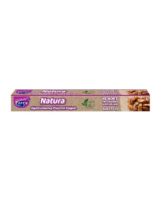Parex Natura Ağartılmamış Pişirme Kağıdı 10'lu